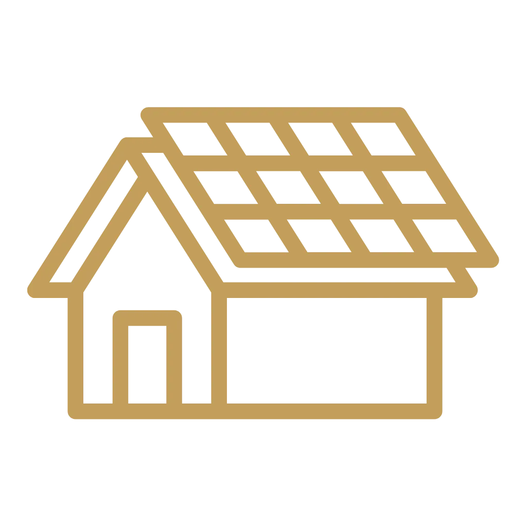 Energy icons solar home